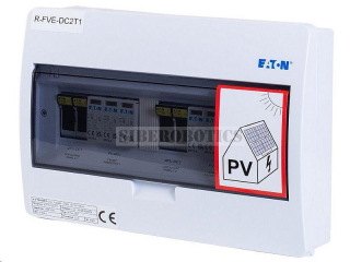 Rozvaděč R-FVE-DC2T1 EATON, T1+T2 (1000V DC / 32A) pro 2 stringy IP40 certifikovaný