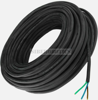 Kabel 3x1,5mm2 H05RR-F guma - metráž